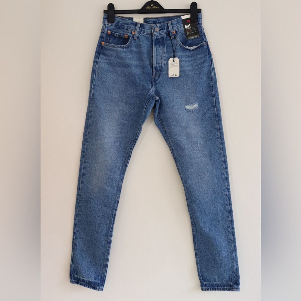 NWT Levi’s Premium 501 Skinny Jeans Blue 28 x 32